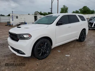 2018 Dodge Durango GT z VIN 1C4RDHDGXJC239640, wystawiony jako Copart lot #54688375 z przebiegiem 97 402 mil mil oraz Szkoda całkowita • Salvage title. Historia ofert i sprzedaży dostępna na DreamBid. Obrazek 1.