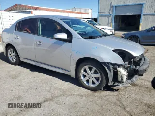 2012 Nissan Sentra S with VIN 3N1AB6AP5CL639031, listed as a Copart auction lot 45229395 with 99,835 mi miles and Salvage Title. Bid and sale history available at DreamBid. Image 4.