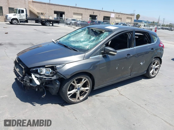 2015 Ford Focus Titanium with VIN 1FADP3N27FL380525, listed as a IAAI auction lot 42493542 with 86,423 mi miles and . Bid and sale history available at DreamBid. Image 18.