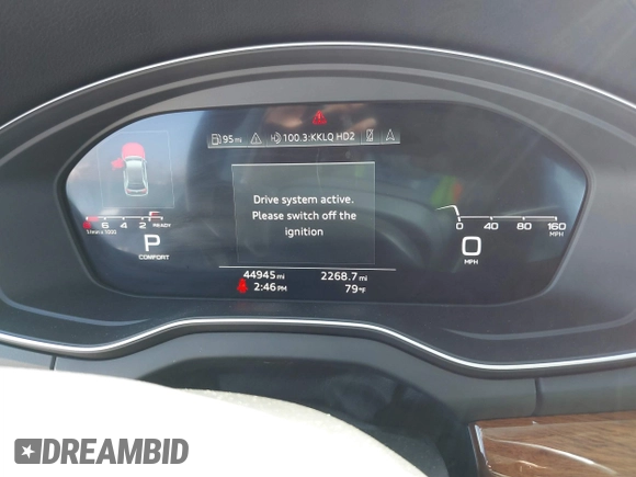 2021 Audi Q5 Premium Plus z VIN WA1BAAFY7M2114476, wystawiony jako IAAI lot #42063790 z przebiegiem 44 945 mil mil oraz . Historia ofert i sprzedaży dostępna na DreamBid. Obrazek 7.