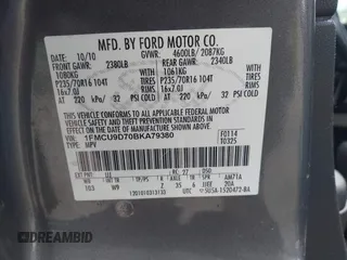 2011 Ford Escape XLT с VIN 1FMCU9D70BKA79380, выставлен на аукционе IAAI как лот 42468883 с пробегом 128 440 миль миль и . История ставок и продаж доступна на DreamBid. Изображение 9.