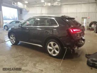 2021 Audi Q5 Premium Plus with VIN WA1BAAFY9M2070755, listed as a Copart auction lot 53470855 with 99,804 mi miles and Salvage Title. Bid and sale history available at carsss.com. Image 2.