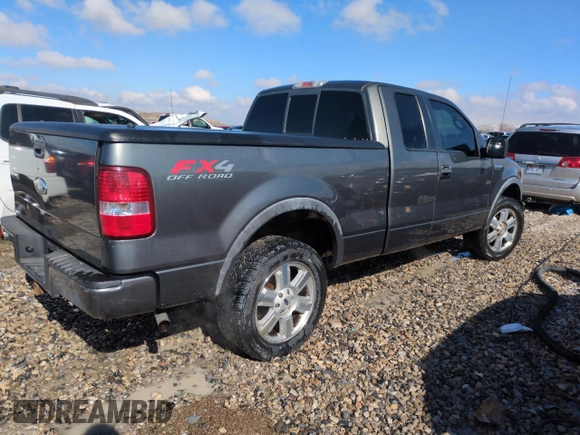 2006 Ford F-150 XLT with VIN 1FTPX14V46NB80441, listed as a Copart auction lot 46143795 with 193,600 mi miles and Salvage Title. Bid and sale history available at carsss.com. Image 3.