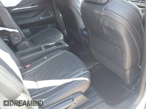 2024 Infiniti QX60 Autograph with VIN 5N1DL1HU1RC346328, listed as a IAAI auction lot 41845722 with 13,137 mi miles and . Bid and sale history available at DreamBid. Image 8.