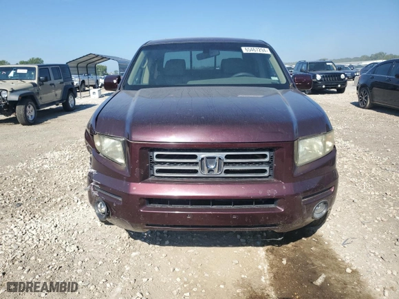 2008 Honda Ridgeline RTL with VIN 2HJYK16568H538811, listed as a Copart auction lot 65467294 with 270,974 mi miles and Salvage Title. Bid and sale history available at carsss.com. Image 5.