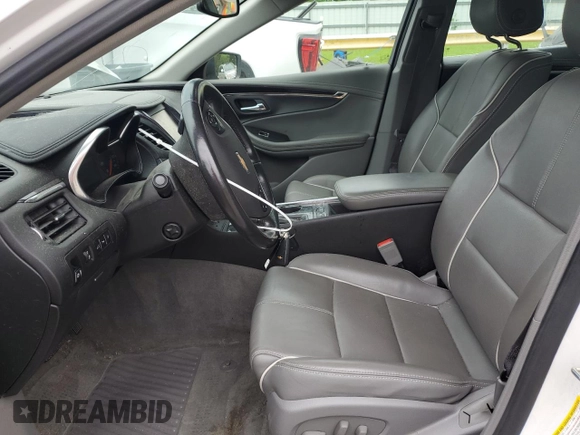 2017 Chevrolet Impala Premier with VIN 1G1145S39HU200966, listed as a Copart auction lot 57333045 with 86,301 mi miles and Salvage title. Bid and sale history available at DreamBid. Image 7.