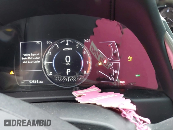 2019 Lexus ES 350 with VIN 58ABZ1B11KU039805, listed as a IAAI auction lot 42710663 with 52,565 mi miles and . Bid and sale history available at DreamBid. Image 7.