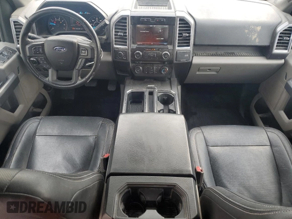 2015 Ford F-150 XLT with VIN 1FTEW1EPXFKD35425, listed as a Copart auction lot 56944155 with 137,610 mi miles and Salvage title. Bid and sale history available at DreamBid. Image 8.
