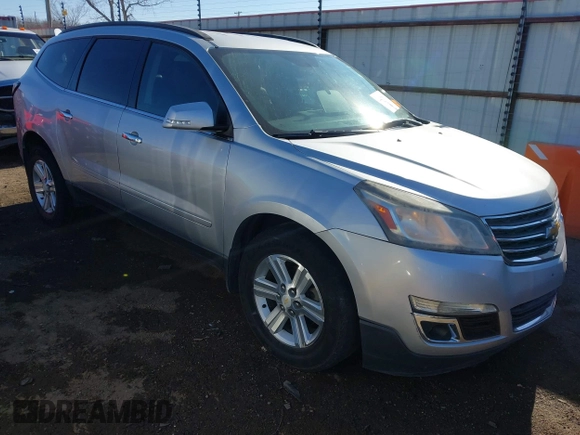 2013 Chevrolet Traverse LT with VIN 1GNKVJKD7DJ231369, listed as a IAAI auction lot 41117349 with 286,369 mi miles and . Bid and sale history available at DreamBid. Image 1.