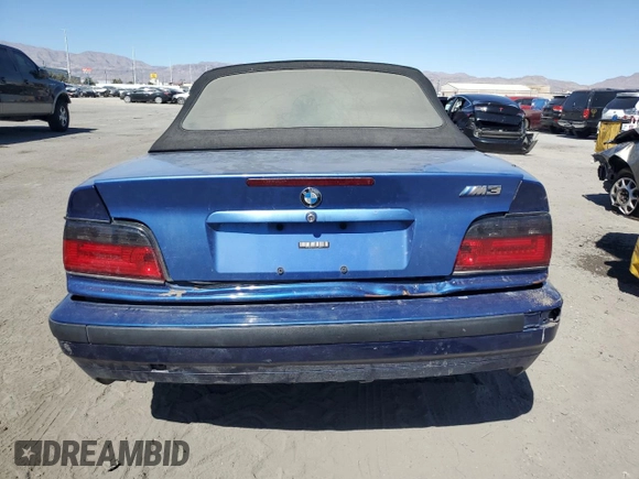 1998 BMW 3 Series 323ic with VIN WBABJ7321WEA16988, listed as a Copart auction lot 73016994 with 146,818 mi miles and Salvage Title. Bid and sale history available at carsss.com. Image 6.