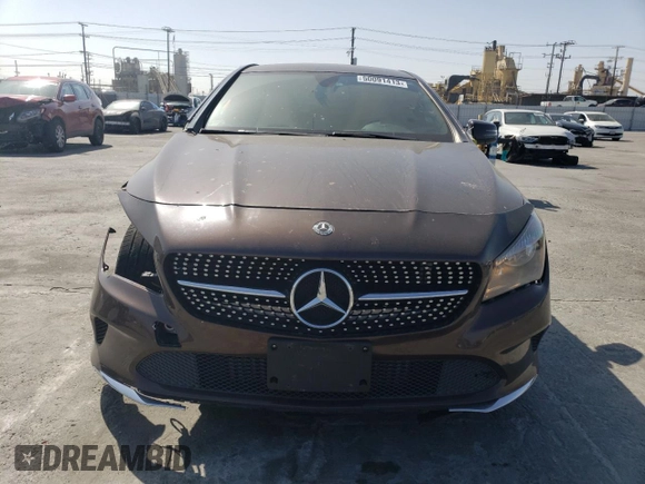 2018 Mercedes-Benz CLA 250 with VIN WDDSJ4EB5JN695481, listed as a Copart auction lot 50091413 with 61,925 mi miles and . Bid and sale history available at DreamBid. Image 5.