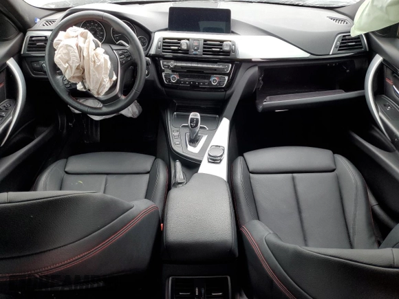 2016 BMW 3 Series 328i with VIN WBA8E9G55GNU29218, listed as a Copart auction lot 44810785 with 0 mi miles and Salvage Title. Bid and sale history available at carsss.com. Image 8.