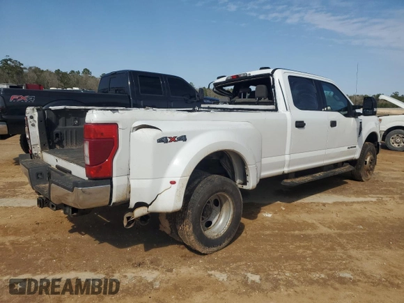 2021 Ford F-350 XL z VIN 1FT8W3DT4MED43846, wystawiony jako Copart lot #53909685 z przebiegiem 385 918 mil mil oraz Nie do naprawy • Non repairable. Historia ofert i sprzedaży dostępna na DreamBid. Obrazek 3.