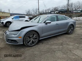 2017 Audi A7 Premium Plus with VIN WAUW2AFC3HN005720, listed as a Copart auction lot 47441265 with 82,690 mi miles and Salvage Title. Bid and sale history available at carsss.com. Image 1.