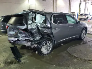 2021 Chevrolet Traverse Premier z VIN 1GNEVKKW9MJ174323, wystawiony jako Copart lot #45936545 z przebiegiem 54 049 mil mil oraz Nie do naprawy • Non repairable. Historia ofert i sprzedaży dostępna na DreamBid. Obrazek 3.