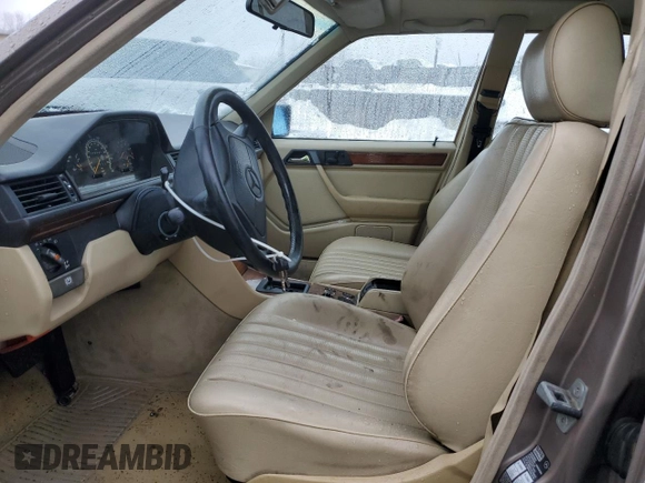 1992 Mercedes-Benz 300 with VIN WDBEA90E9NF223207, listed as a Copart auction lot 44739805 with 210,394 mi miles and Non Repairable. Bid and sale history available at DreamBid. Image 7.