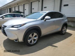 2017 Lexus NX 200t with VIN JTJYARBZ7H2078501, listed as a Copart auction lot 59985045 with 107,642 mi miles and Salvage title. Bid and sale history available at DreamBid. Image 1.