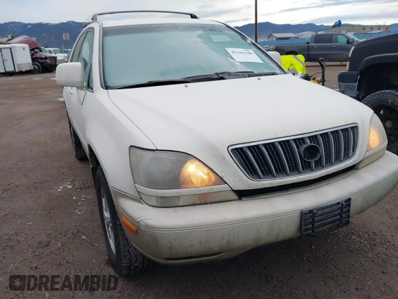 1999 Lexus RX 300 Luxury SUV with VIN JT6HF10U3X0033392, listed as a IAAI auction lot 41165188 with 233,343 mi miles. Bid and sale history available at carsss.com. Image 6.