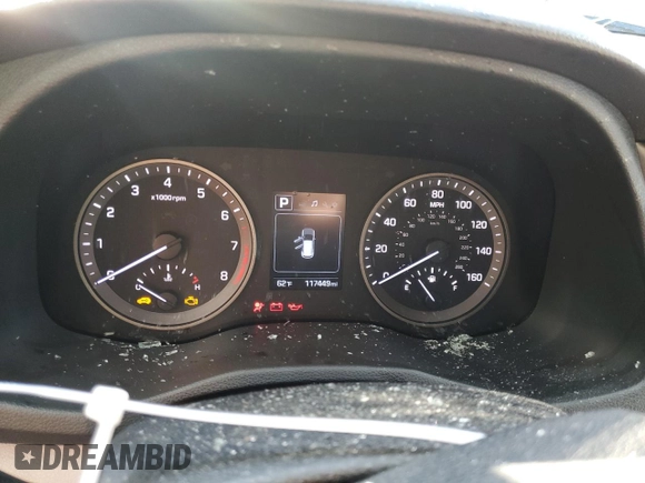 2018 Hyundai Tucson Value with VIN KM8J33A26JU620743, listed as a Copart auction lot 85542644 with 117,449 mi miles and Salvage Title. Bid and sale history available at carsss.com. Image 9.