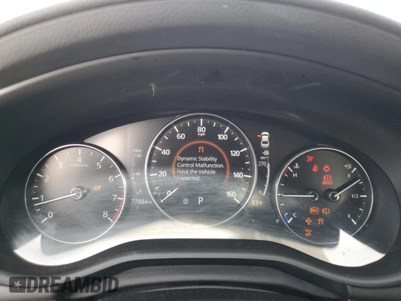 2020 Mazda 3 Select with VIN 3MZBPACL1LM139410, listed as a Copart auction lot 54475085 with 77,884 mi miles and Salvage title. Bid and sale history available at DreamBid. Image 9.