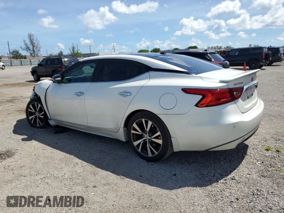 2016 Nissan Maxima SL with VIN 1N4AA6AP0GC437902, listed as a Copart auction lot 49895465 with 101,604 mi miles and Non Repairable. Bid and sale history available at DreamBid. Image 2.
