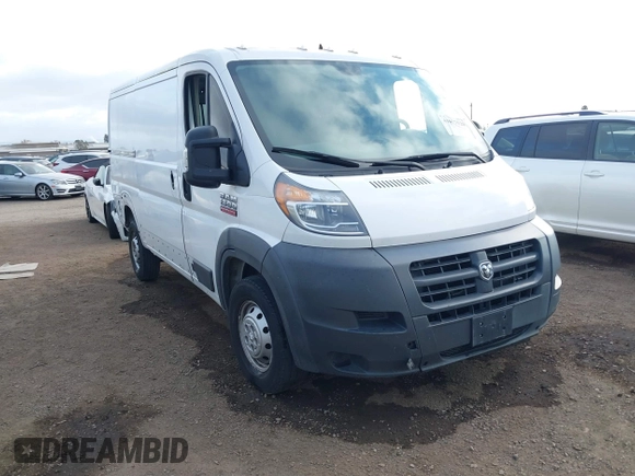 2017 Ram ProMaster Cargo with VIN 3C6TRVAG4HE546435, listed as a IAAI auction lot 41677520 with 163,671 mi miles and . Bid and sale history available at DreamBid. Image 1.