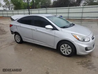 2017 Hyundai Accent SE with VIN KMHCT4AE8HU316672, listed as a Copart auction lot 50090235 with 117,529 mi miles and Salvage Title. Bid and sale history available at carsss.com. Image 4.