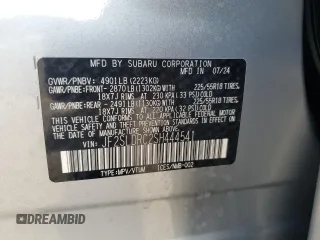 2025 Subaru Forester Limited with VIN JF2SLDRC2SH444541, listed as a Copart auction lot 49526075 with 3,286 mi miles and Salvage Title. Bid and sale history available at carsss.com. Image 15.