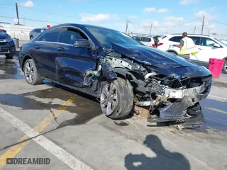 2018 Mercedes-Benz CLA with VIN WDDSJ4EB2JN641796, listed as a IAAI auction lot 41502642 with 107,740 mi miles. Bid and sale history available at carsss.com. Image 1.