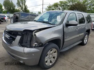 2008 GMC Yukon SLT 4SB z VIN 1GKFK130X8J147927, wystawiony jako Copart lot #55140105 z przebiegiem 280 377 mil mil oraz Szkoda całkowita • Salvage title. Historia ofert i sprzedaży dostępna na DreamBid. Obrazek 1.