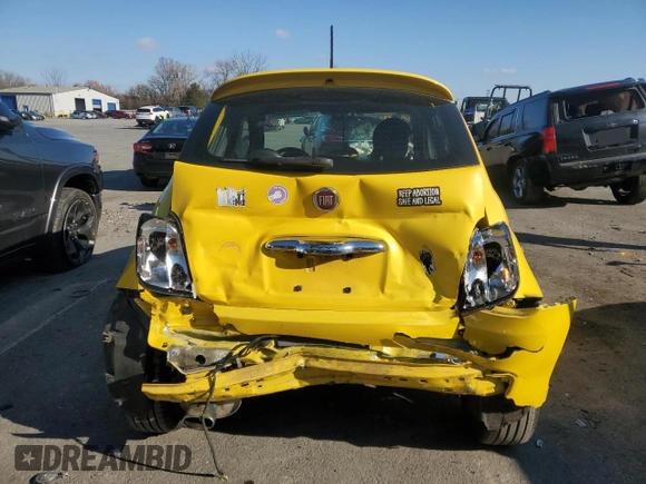 2016 FIAT 500 Sport z VIN 3C3CFFBR5GT144820, wystawiony jako Copart lot #83251584 z przebiegiem 100 009 mil mil oraz Szkoda całkowita • Salvage title. Historia ofert i sprzedaży dostępna na DreamBid. Obrazek 6.