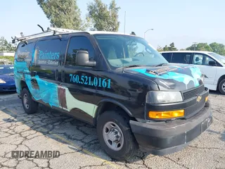 2020 Chevrolet Express Cargo with VIN 1GCWGAFP0L1126728, listed as a IAAI auction lot 42725216 with 71,361 mi miles and . Bid and sale history available at DreamBid. Image 1.