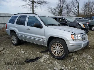 2004 Jeep Grand Cherokee Limited with VIN 1J4GW58N64C174387, listed as a Copart auction lot 43539585 with 138,433 mi miles and Salvage title. Bid and sale history available at DreamBid. Image 4.