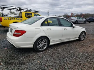2012 Mercedes-Benz C 300 Sport with VIN WDDGF8BB4CA707133, listed as a Copart auction lot 53494475 with 185,246 mi miles and Salvage Title. Bid and sale history available at DreamBid. Image 3.
