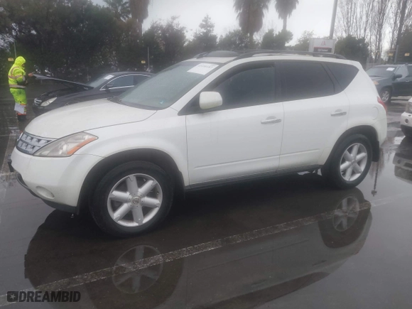 2004 Nissan Murano SL with VIN JN8AZ08T54W205958, listed as a IAAI auction lot 41490187 with 165,659 mi miles. Bid and sale history available at carsss.com. Image 2.