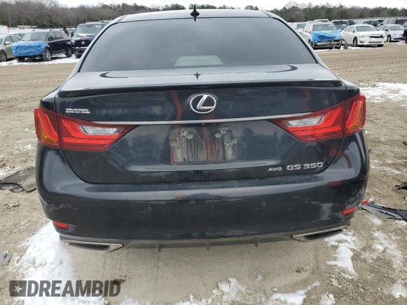 2014 Lexus GS 350 with VIN JTHCE1BL6E5025313, listed as a Copart auction lot 46050295 with 169,269 mi miles and Salvage title. Bid and sale history available at DreamBid. Image 6.