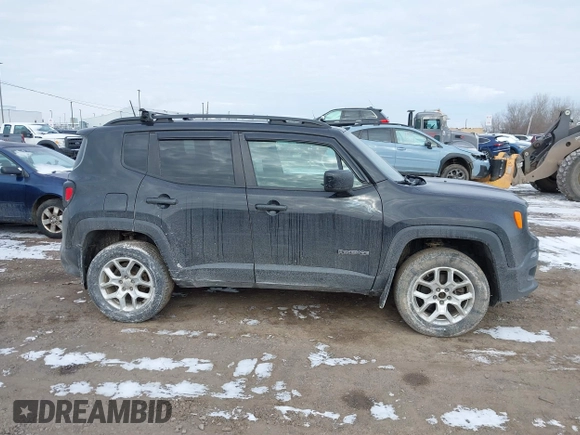 2016 Jeep Renegade Latitude with VIN ZACCJBBTXGPC51013, listed as a IAAI auction lot 41708394 with 150,512 mi miles. Bid and sale history available at carsss.com. Image 13.