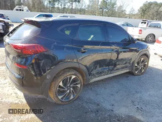 2019 Hyundai Tucson Sport with VIN KM8J33AL1KU049169, listed as a Copart auction lot 45526535 with 113,948 mi miles and Salvage Title. Bid and sale history available at carsss.com. Image 3.