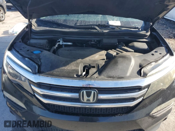 2017 Honda Pilot Touring with VIN 5FNYF5H90HB011708, listed as a Copart auction lot 46991655 with 159,953 mi miles and Salvage Title. Bid and sale history available at carsss.com. Image 12.