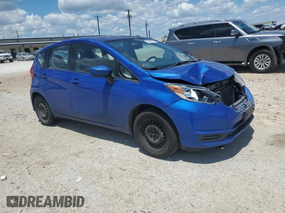 2017 Nissan Note SV with VIN 3N1CE2CP2HL365901, listed as a Copart auction lot 56646765 with 143,499 mi miles and Salvage title. Bid and sale history available at DreamBid. Image 4.