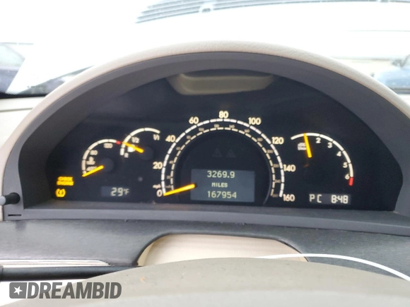 2005 Mercedes-Benz S-Class 5.0L with VIN WDBNG75J05A452316, listed as a Copart auction lot 82888994 with 167,954 mi miles and Salvage Title. Bid and sale history available at carsss.com. Image 9.
