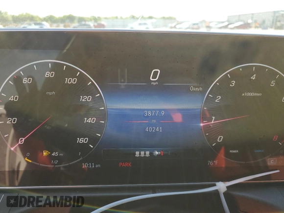 2023 Mercedes-Benz C 300 with VIN W1KAF4GB4PR105492, listed as a Copart auction lot 52427155 with 40,241 mi miles and Salvage title. Bid and sale history available at DreamBid. Image 9.