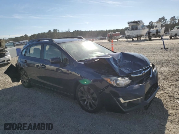 2016 Subaru Impreza Special Sports Premium with VIN JF1GPAS68GH290488, listed as a Copart auction lot 85433154 with 81,097 mi miles and Salvage title. Bid and sale history available at DreamBid. Image 4.