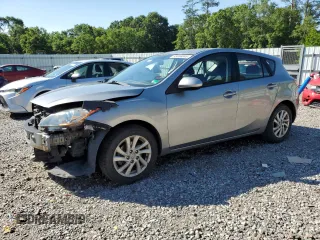2012 Mazda 3 i Touring with VIN JM1BL1L88C1660387, listed as a Copart auction lot 55554045 with 146,641 mi miles and Salvage title. Bid and sale history available at DreamBid. Image 1.