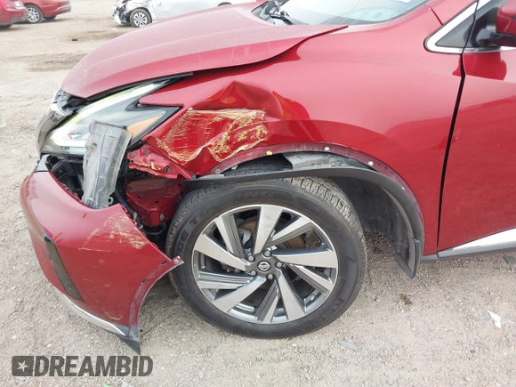 2019 Nissan Murano Platinum with VIN 5N1AZ2MJ7KN133932, listed as a IAAI auction lot 40970143 with 66,549 mi miles and . Bid and sale history available at DreamBid. Image 6.
