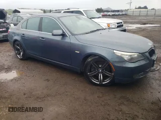 2008 BMW 5 Series 550i with VIN WBANW53508CT34559, listed as a Copart auction lot 49057624 with 119,058 mi miles and Salvage Title. Bid and sale history available at carsss.com. Image 4.