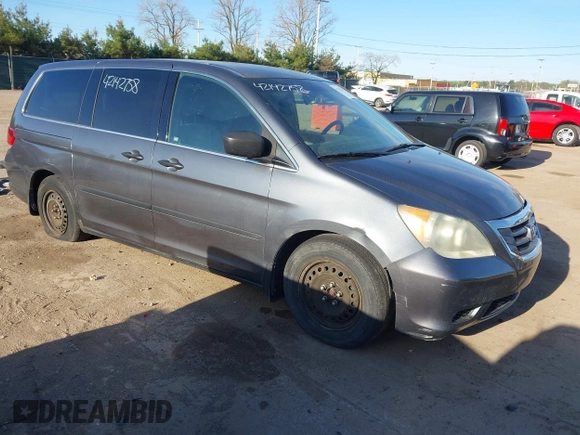 2010 Honda Odyssey LX с VIN 5FNRL3H29AB076728, выставлен на аукционе IAAI как лот 42142758 с пробегом 200 197 миль миль и . История ставок и продаж доступна на DreamBid. Изображение 1.