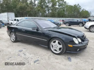 2002 Mercedes-Benz CL-Class with VIN WDBPJ75J32A029395, listed as a Copart auction lot 43396775 with 100,928 mi miles and Salvage Title. Bid and sale history available at carsss.com. Image 4.
