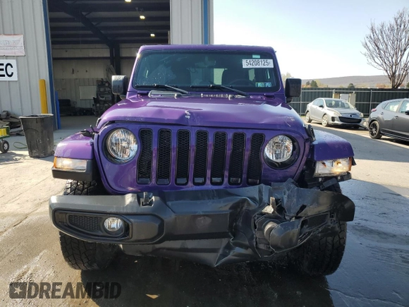 2023 Jeep Wrangler Sahara с VIN 1C4HJXEN9PW589084, выставлен на аукционе Copart как лот 54208125 с пробегом 48 943 миль миль и Списание • Salvage title. История ставок и продаж доступна на DreamBid. Изображение 5.