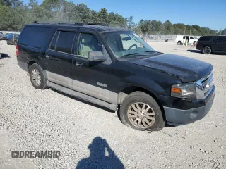 2007 Ford Expedition Max XLT with VIN 1FMFK15527LA30572, listed as a Copart auction lot 76286944 with 240,433 mi miles and Salvage title. Bid and sale history available at DreamBid. Image 4.